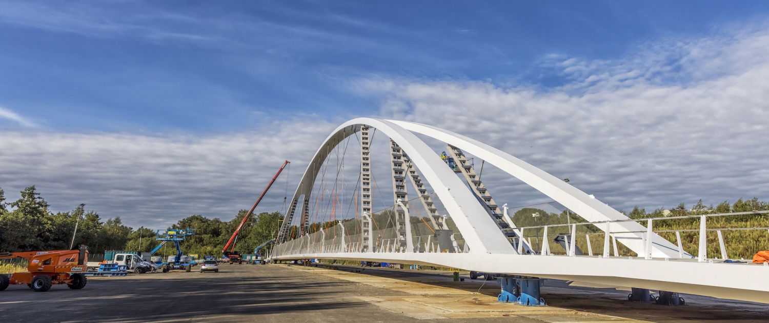 Tegenbosch network arch bridge - ipv Delft creative engineers